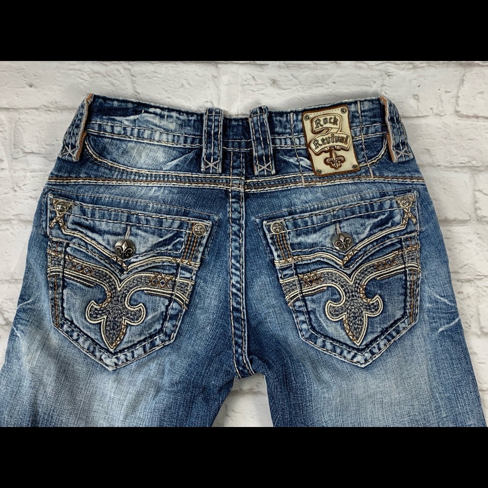 Men’s Rock Revival Boot Cut Jeans